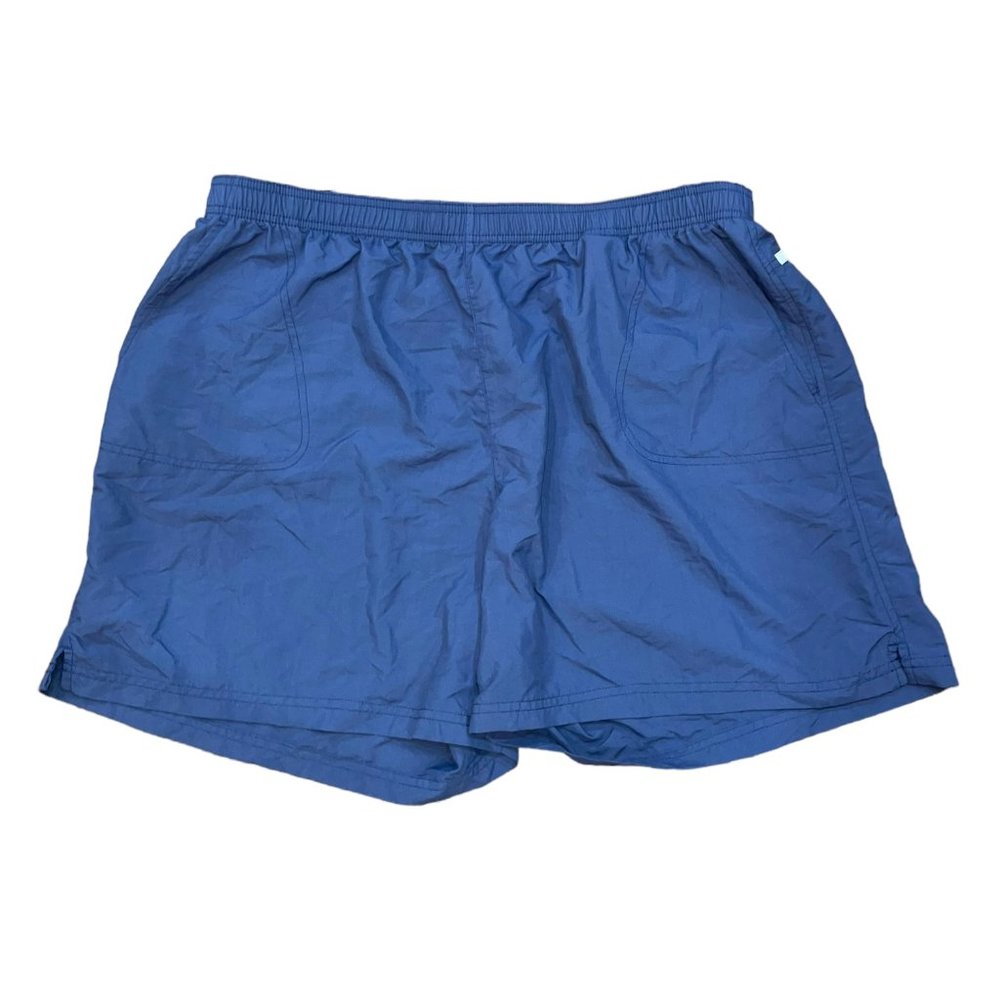 Men's Columbia Nylon Fishing Shorts Blue Size 2X